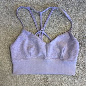 Alo lavish bra soft lavender Purple Sports Bra
